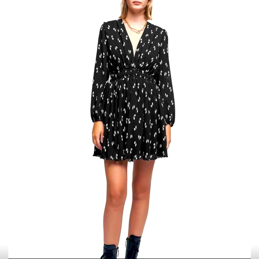 Make | Bow Print Mini Dress
